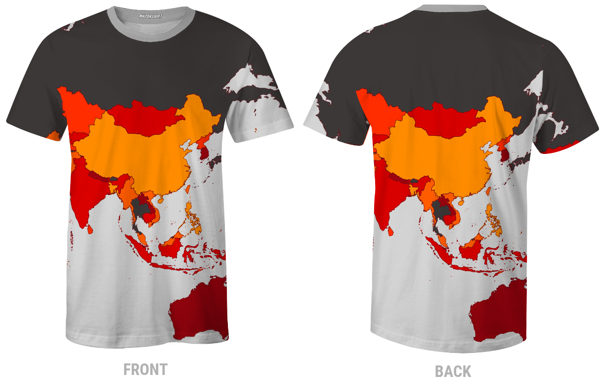 kighul diagram Koordinere China T-shirt
